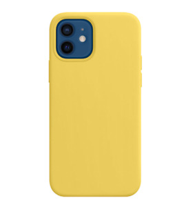 PROTECTOR IPHONE 11 PRO SILKY AND  SOFT SILICON - AMARILLO