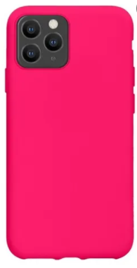 PROTECTOR IPHONE 11 PRO SILKY AND  SOFT SILICON - FUCSIA