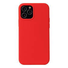 PROTECTOR IPHONE 13 PRO MAX SILKY AND SOFT SILICON - ROJO