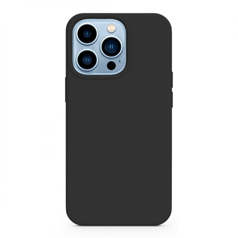 PROTECTOR IPHONE 13 PRO MAX SILICON - NEGRO